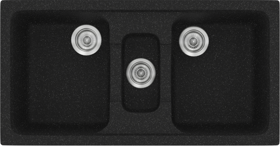 1002-CLASSIC-325-97CH51 325 Classic 97x51 05.Granite Black - Sanitec - Image 1