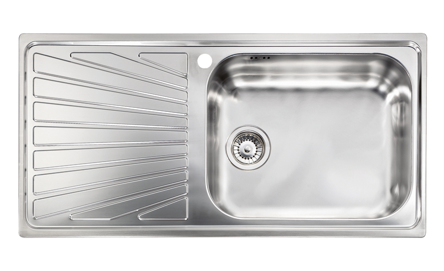 1441-STAINLESS-STEEL-11446-COMETA-SATINE-100X50 Ανοξείδωτος 11446 Cometa Σατινέ 100x50 Δεξιός - Sanitec - Image 1