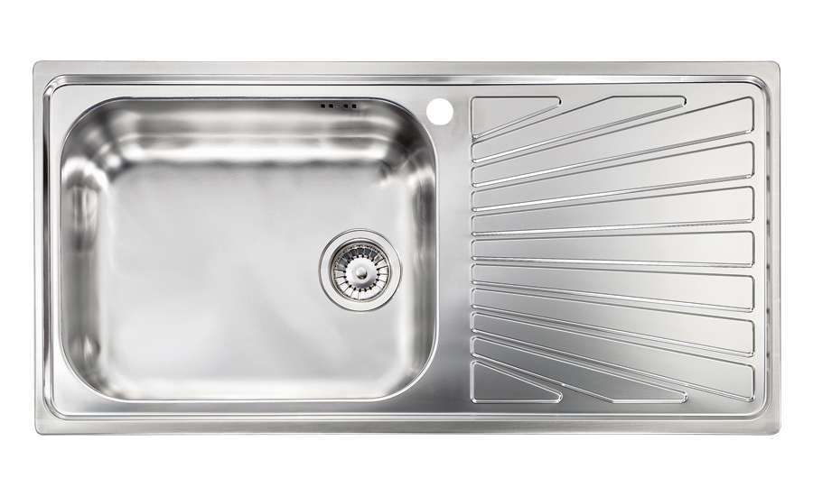 1442-STAINLESS-STEEL-11446-COMETA-SATINE-100X50 Ανοξείδωτος 11446 Cometa Σατινέ 100x50 Αριστερός - Sanitec - Image 1