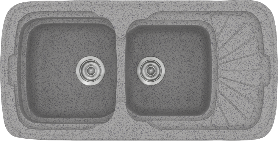 598-CLASSIC-304-96CH51 304 Classic 96x51 04.Granite Grey - Sanitec - Image 1