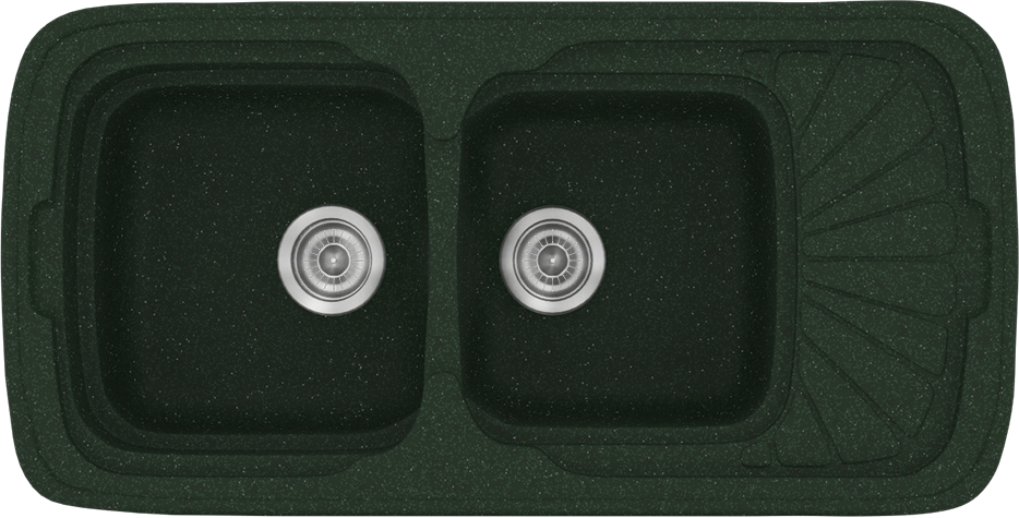 599-CLASSIC-304-96CH51 304 Classic 96x51 19.Granite Green - Sanitec - Image 1