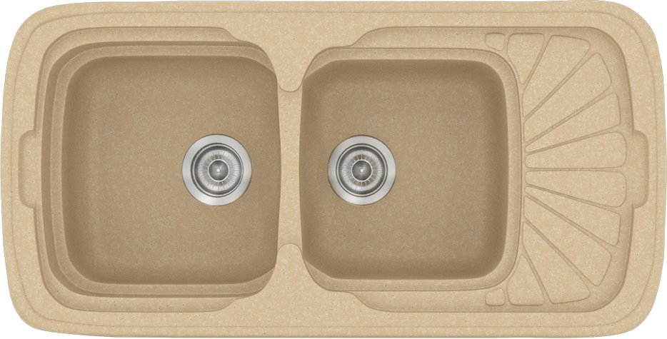 601-CLASSIC-304-96CH51 304 Classic 96x51 45.Granite Cappuccino - Sanitec - Image 1