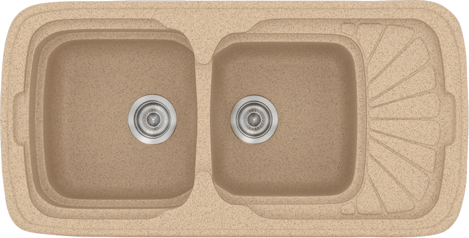605-CLASSIC-304-96CH51 304 Classic 96x51 10.Granite Beige - Sanitec - Image 1