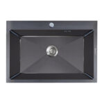 Ανοξείδωτος 7750B Vision Nano Black 77x50 - Sanitec - Image 2