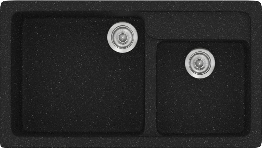 850-CLASSIC-317-90CH51 317 Classic 90x51 05.Granite Black - Sanitec - Image 1