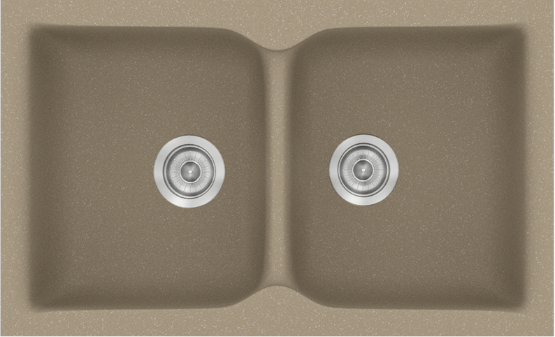 937-CLASSIC-322-81CH50 322 Classic 81x50 42.Granite Taupe - Sanitec - Image 1