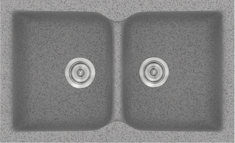 940-CLASSIC-322-81CH50 322 Classic 81x50 04.Granite Grey - Sanitec - Image 1