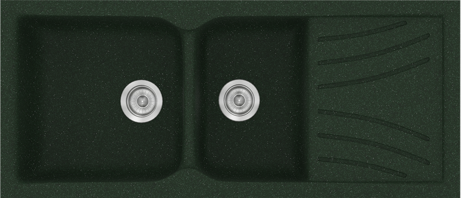 960-CLASSIC-323-115CH50 323 Classic 115x50 19.Granite Green - Sanitec - Image 1