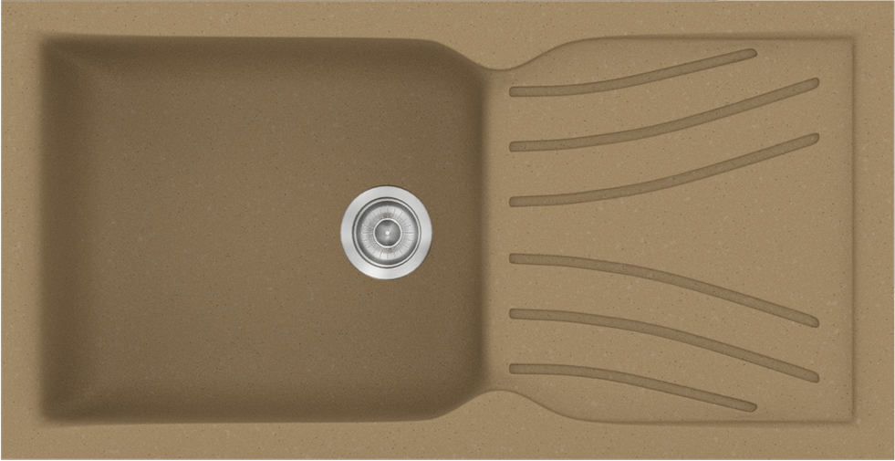 971-CLASSIC-324-100CH50 324 Classic 100x50 16.Metallic Coffee - Sanitec - Image 1