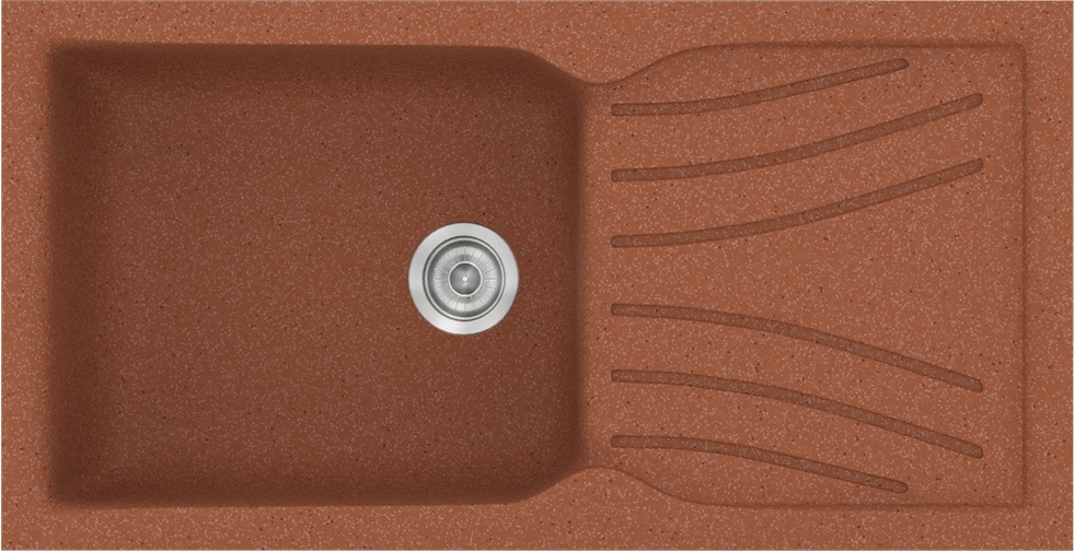 974-CLASSIC-324-100CH50 324 Classic 100x50 20.Granite Terracota - Sanitec - Image 1